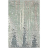 Hand Woven Wool Abstract Area Rug