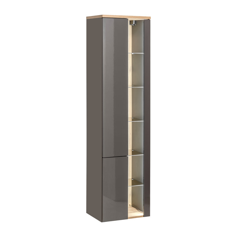 Pihu Linen Cabinet, Grey