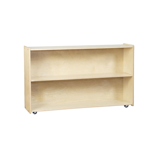 RRI Goods Kids' Birch Book Shelf Organizer with Casters - 47