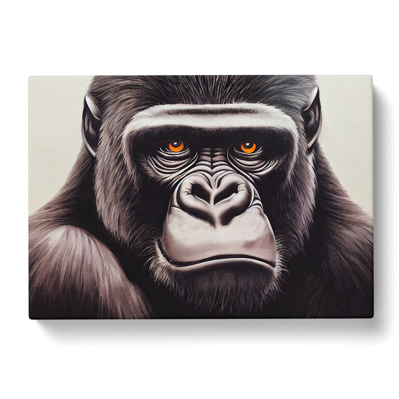 Gorilla - Wrapped Canvas, 50cm H x 76cm W x 3cm D