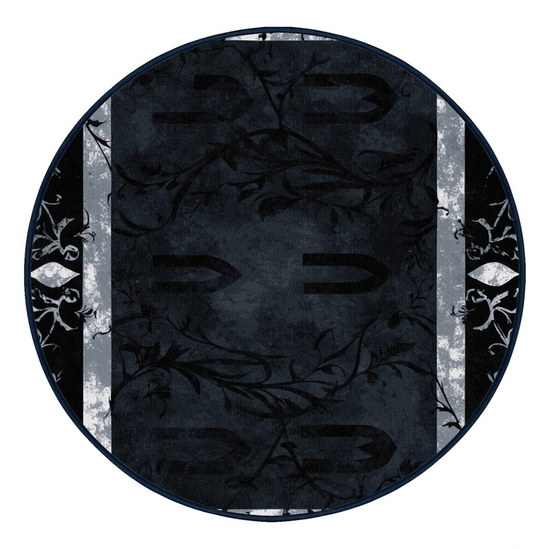 Granite Bloom Rug, Round 3'