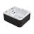 Excellence 3-4 Person 41-Jet Lounger Hot Tub Spa with Bluetooth Stereo, 3 Pumps, LED Lighting, Insulated Cover Included