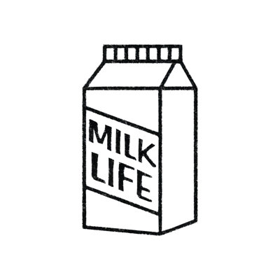 Milk Life - Painting Print