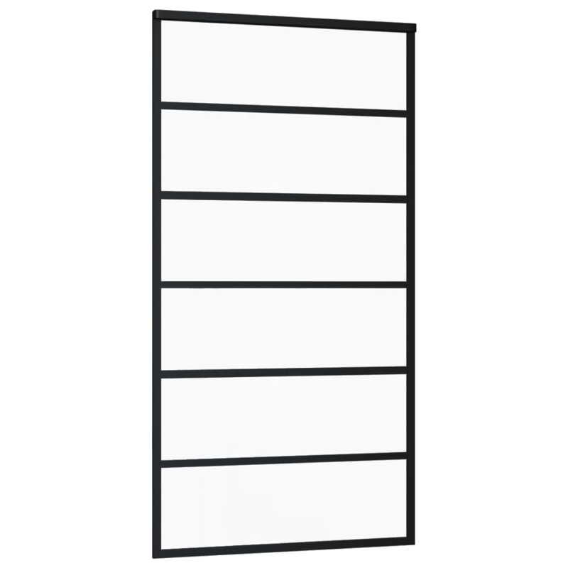 Porte coulissante en verre Bastoam, H 80,7 po x l 40,2 po x P 0,8 po