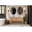Barron 60'' Free Standing Double Bathroom Vanity with Ceramic Top