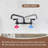 Double-Handle 2-Hole Wall-Mount Bridge Kitchen Faucet
