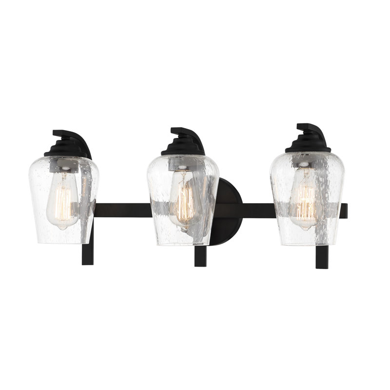 Arbra Vanity Light, Clear, Coal