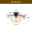 Lustre encastré 5 lumières -279060836