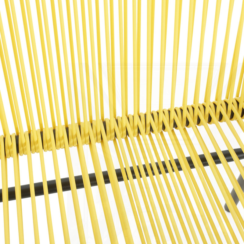 Ensemble de 2 chaises d'extérieur, Jaune