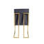 Chaise parsons rembourrée en velours capitonné Dantasia-726300636