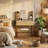 Dressing Table With Mirror And Lights 3 Drawers Charging Station And 6 Storage Shelves For Bedroom-129231355