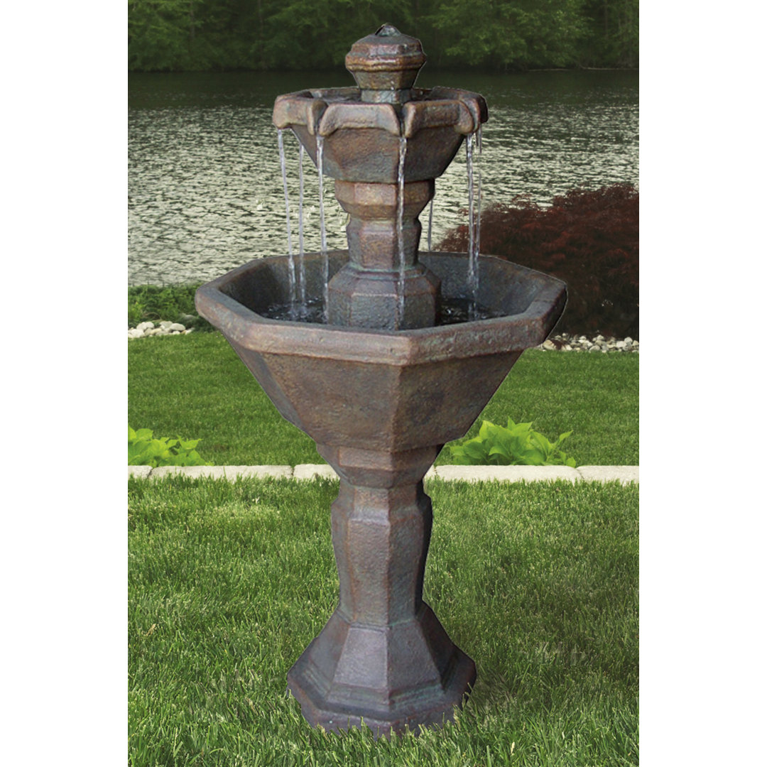 Perugia Hand Crafted Weather Resistant Floor Fountain Florence & New Italian Art Company 