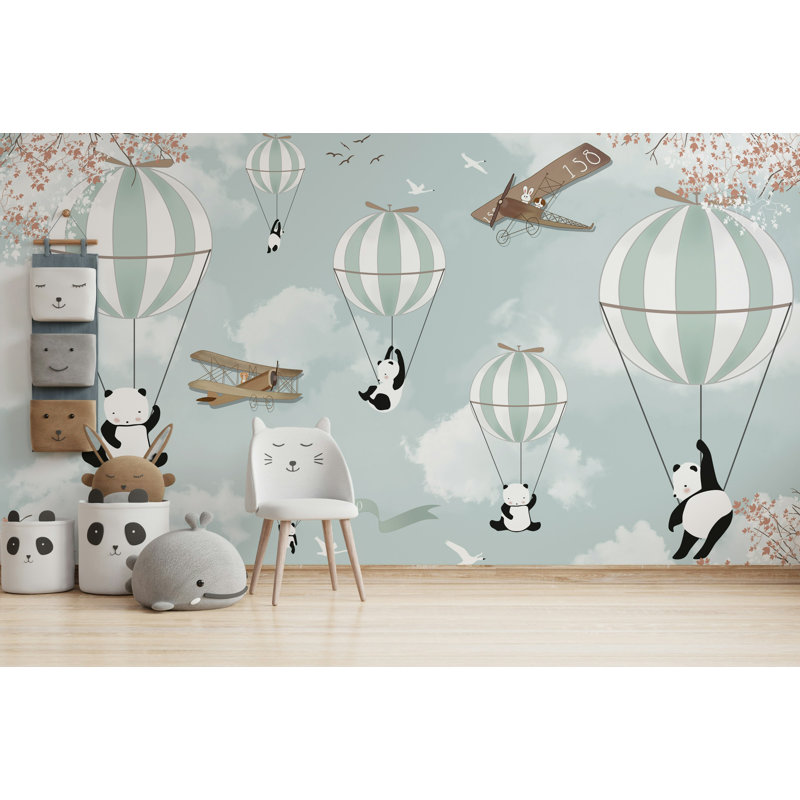Papier peint Panda, L 99,96 po x l 150 po