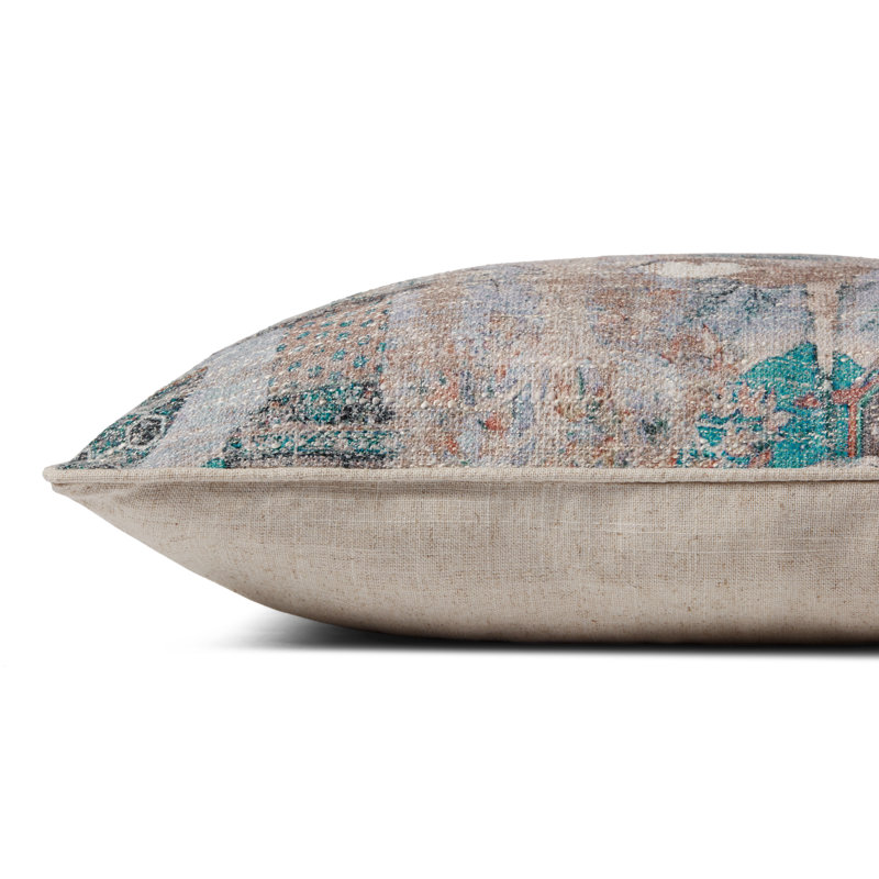 Toile Throw Pillow, Down
