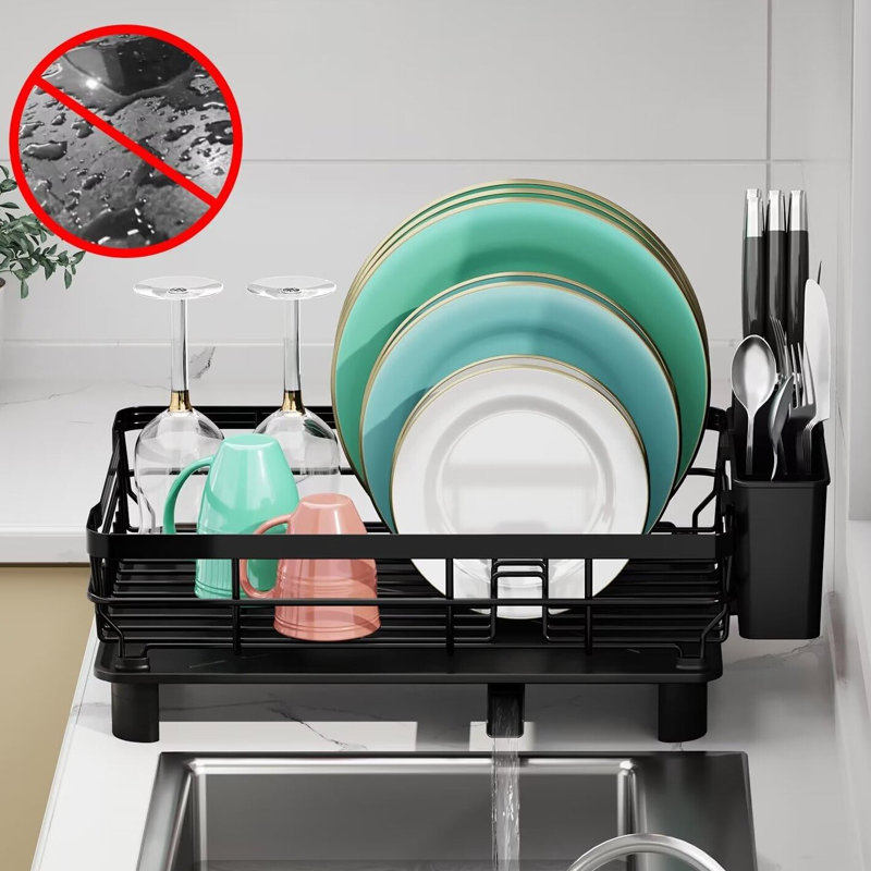 QOLFER Adjustable Dish Rack | Wayfair