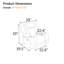 Fauteuil inclinable électrique en similicuir brun foncé