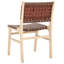 Chaise d'appoint en cuir Alston-1282222454