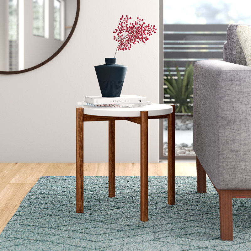 Table de bout Santino, Blanc