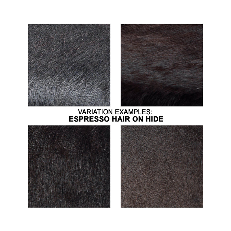 Square Pouf, Dark Brown