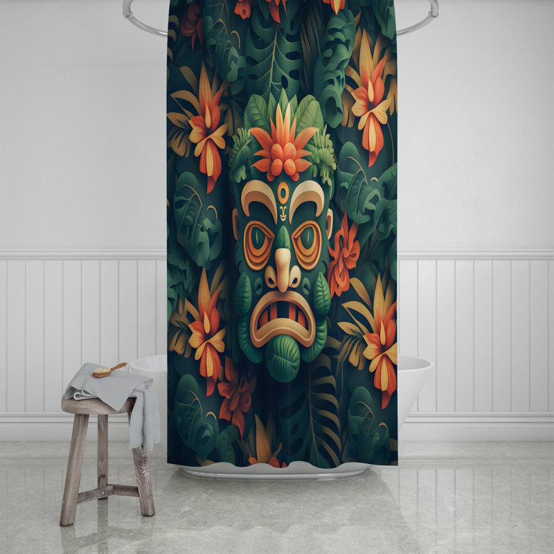 Rideau de douche Floral, H 72 po x l 70 po