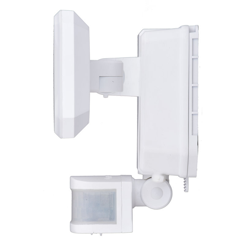Dualux 2 - Head LED Battery Powered Dusk to Dawn Outdoor Security Area Light with Motion Sensor