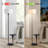 57.5'' Floor Lamp With Table, Vintage Standing Floor Lamp With Tray & Foot Switch, Bulb Included, Living Room & Bedroom