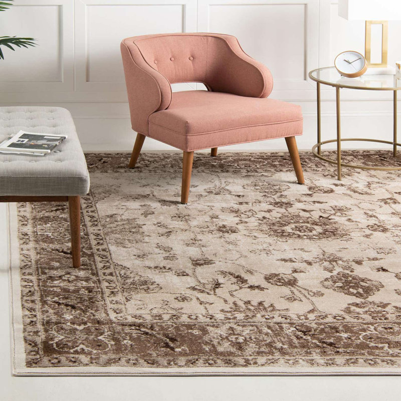 Anah Oriental Indoor Rug, Square 5'3"