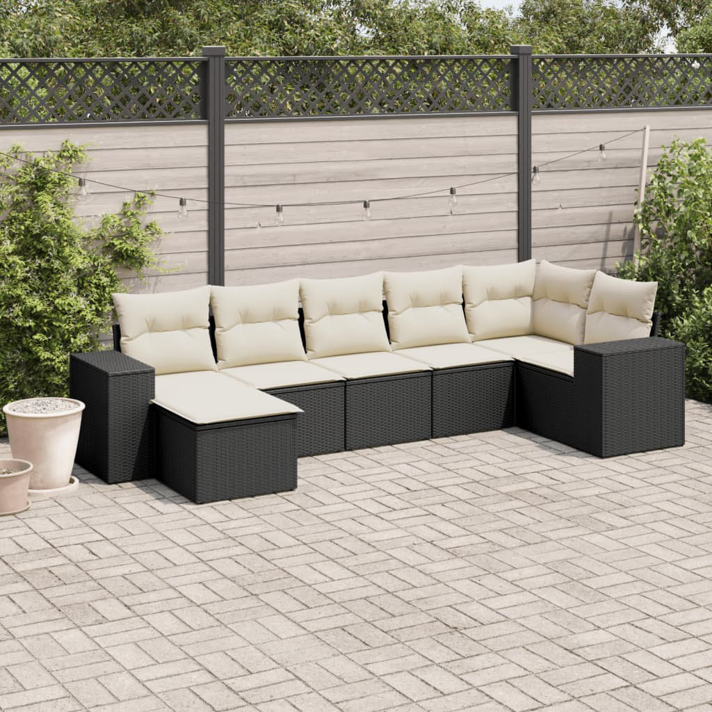 Gartensofa mit Kissen