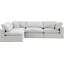 Hulene Velvet L-Shaped Sectional Reversible-87141395