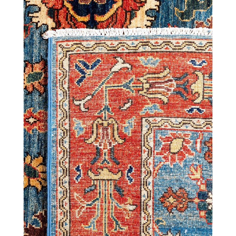 Serapi One-of-a-Kind 5' 11" X 9' 3" Hand Knotted Area Rug
