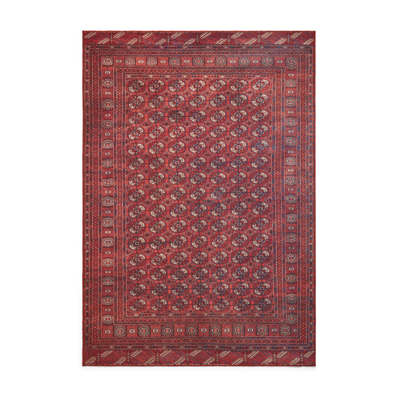 Vintage Look Digitally Printed Area Rug, Rectangle 125 x 170 cm
