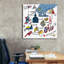  «Ohio» par Farida Zaman, art mural sur toile, 37 po x 37 po-437072641