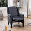 Aloysia 70cm Wide Faux Leather Wing Chair Recliner-833520463