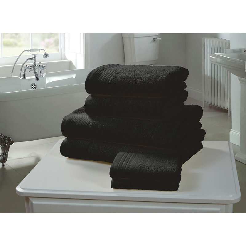 Gattuso Plush Bath Sheet, Black