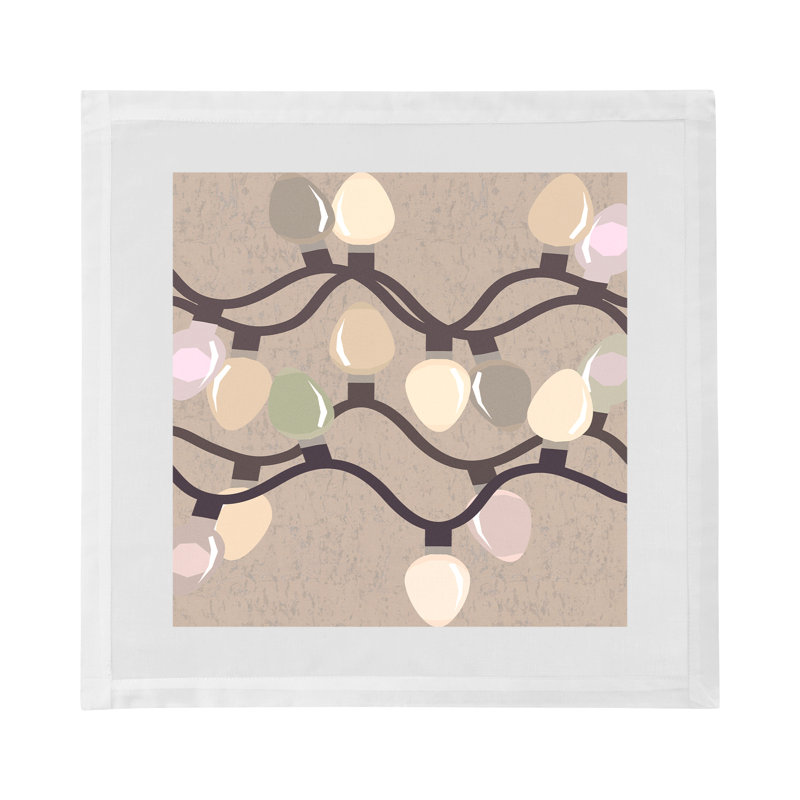 Serviettes de table en satin de coton, Neutre