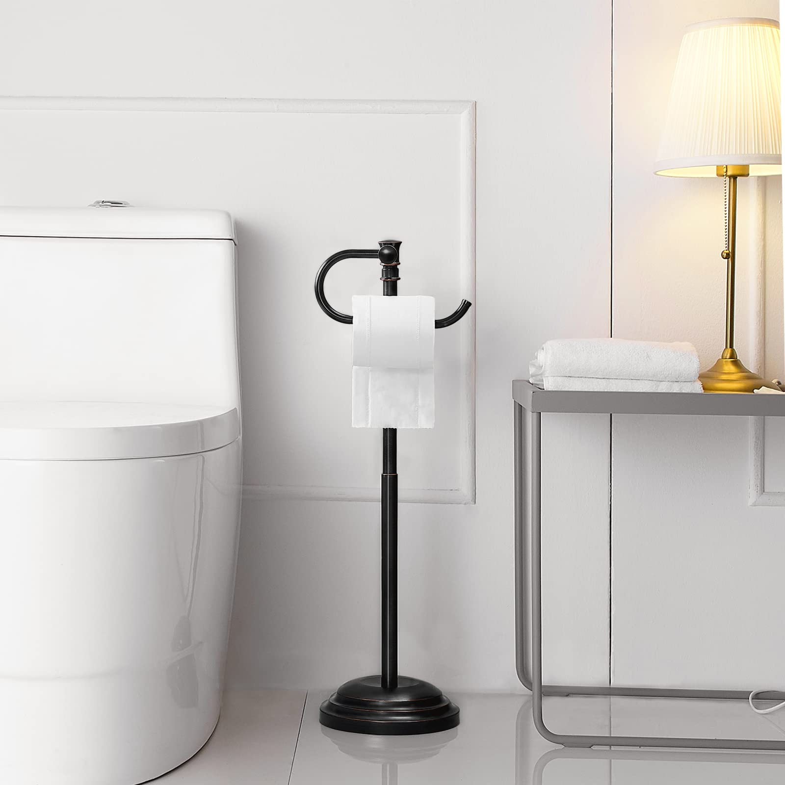 Bronze Toilet Paper Holder Standnull