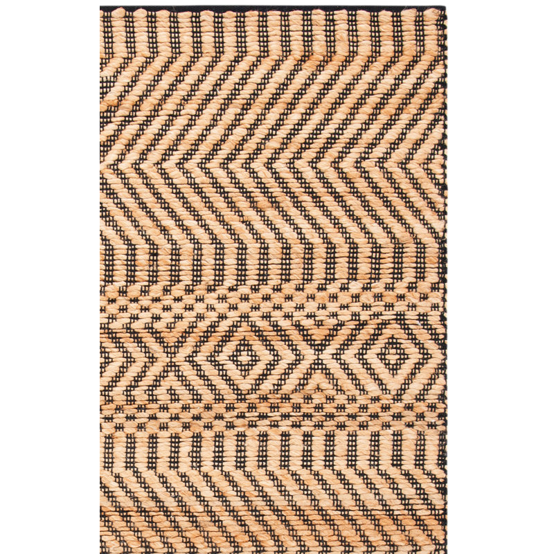 Sueann Kilim Hand Woven Jute Geometric Rug, Rectangle 9' x 12'