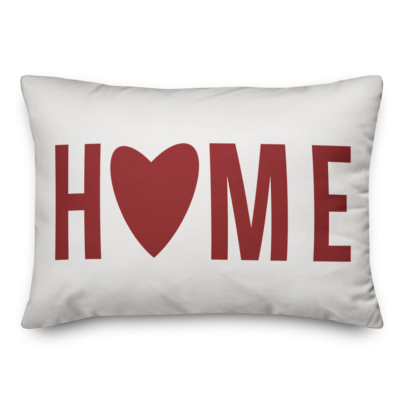  Rectangular Pillow Cover & Insert, Red