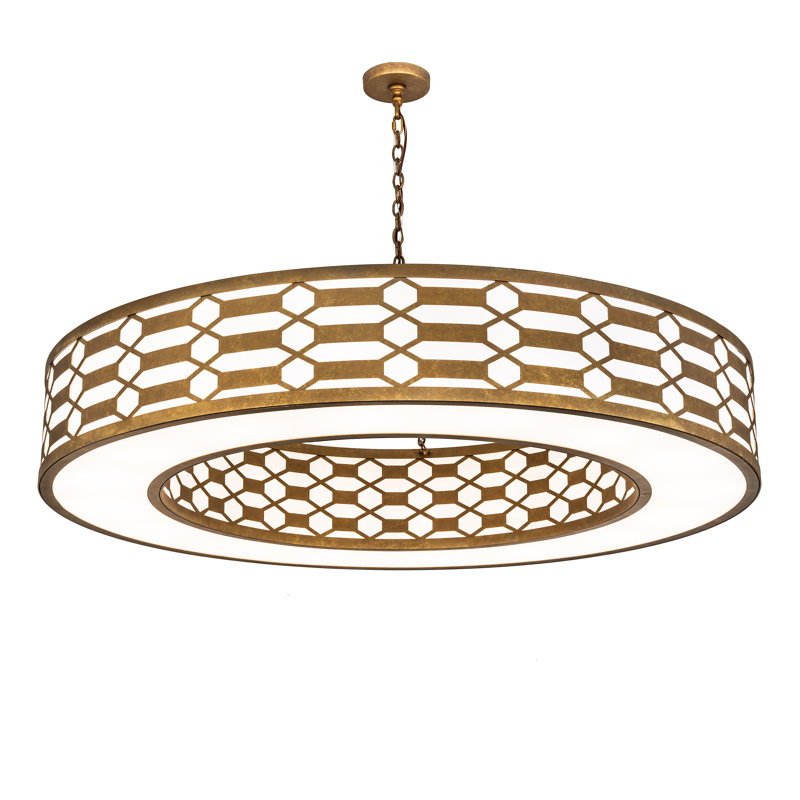 Watermere 16 - Light Dimmable Drum Chandelier