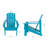 Grandview Solid Wood Adirondack Chair and Side Table Set-98380197