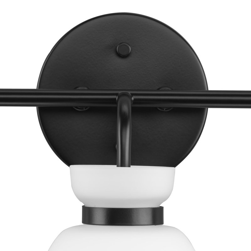 Lexie Dimmable Vanity Light, 3, Matte Black