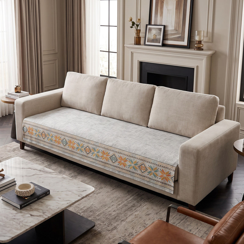 Bohemian-Style Chenille Sofa Cover