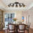 28'' 5 -Light Swing Arm Track Track Kit with Dimmable and Adjustable Head