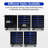 6 DRAWERS MULTIFUNCTIONAL TOOL CART WITH WHEELS-BLACK+BLUE