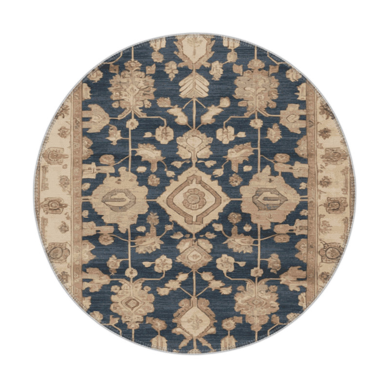 Overdyed Brown Indoor and Outdoor Area Rug, Rectangle 3' x 5'
