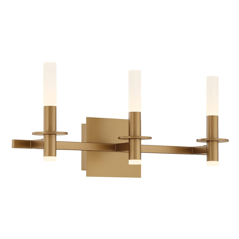 Ensemble de meuble-lavabo 6 lumières Torna, Doré