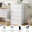 Commode en bois à 5 tiroirs l 23,6 po Jeramey-1076243029