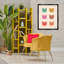 «Colorful Cat faces», art mural encadré flottant par Jessica Beck-773060543-773060537
