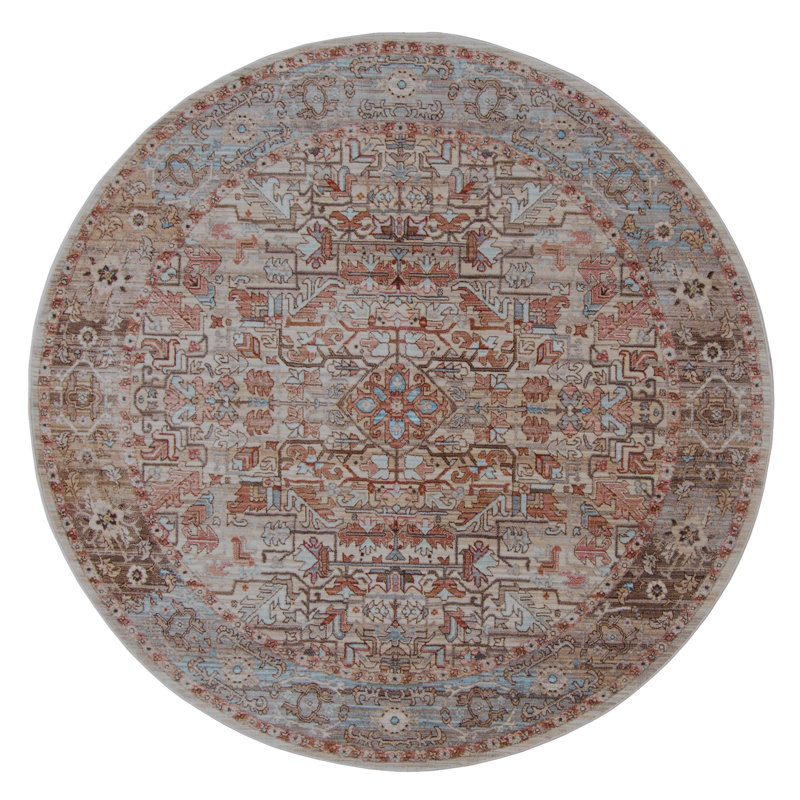 Karns Multi Color Rug 5'0" x 5'0"
