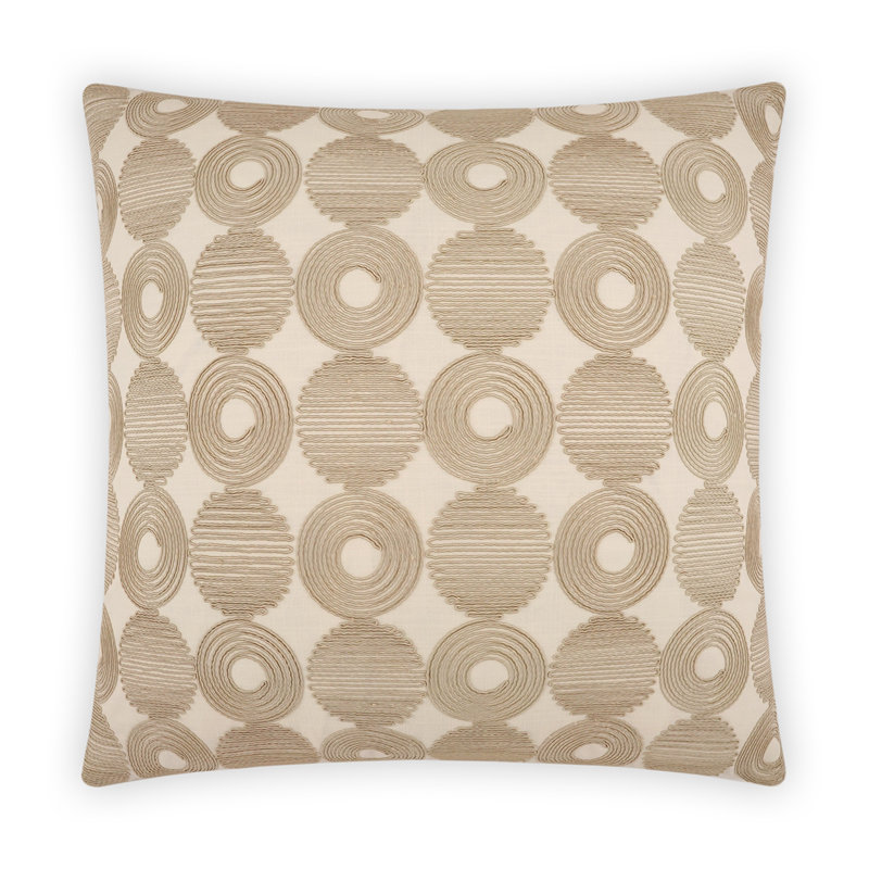 Foster Embroidered Throw Pillow, Square 20"